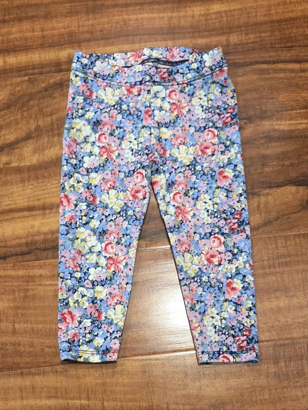 Janie and Jack EUC 18-24 Months Pink Sweater and Floral Ponte Pants